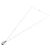 Autre Marque Platinum Diamond Necklace Pt850 Pt900 Silvery - view 2
