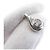Autre Marque Platinum Diamond Necklace Pt850 Pt900 Silvery - view 3