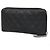 Cartera larga de piel de cordero de la línea Cambon de Chanel Negro - vista 2