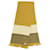 Hermès Stola 100% Cashmere Hermes Crudo Senape Verde scuro