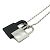 Hermès Collana pendente a forma di lucchetto Hermes O'Kelly PM Nero Argento - vista 4
