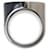 Anello Bicolore Chanel Coco Mark Nero Argento  - vista 6