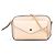Bolso de hombro de cuero Gucci GG Super Mini Castaño Beige