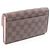 Portafoglio Lungo Sarah Damier Ébène di Louis Vuitton Marrone - vista 2