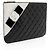Gabrielle Chanel O-Case medio in pelle di agnello Camelia Nero - vista 2