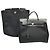 Hermès Borsa 2 in 1 Hermes Herbag Ad PM Toile Officier Nero