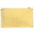 Loewe Pochette Anagram in suede giallo - vista 2