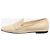 Khaite Mocasines de cuero crema - talla EU 38