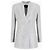 Giorgio Armani Jacquard-Jacke SS2025 Silber