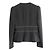 Blazer con ribete de perlas Alexander McQueen Otoño 2013 Negro - vista 3