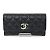 Cartera Medium Flap Chanel en piel de ternera granulada negra Negro