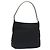 PRADA Borsa a Spalla in Nylon Nera e Argento Autentica 129067 Nero