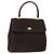 BALLY Borsa a Mano Camoscio Marrone Oro Auth BA3925 D'oro