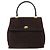 BALLY Borsa a Mano Camoscio Marrone Oro Auth BA3925 D'oro - vista 2