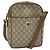 Borsa a spalla GUCCI GG Plus Supreme PVC Beige Oro Auth bs27646 D'oro