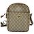 Borsa a spalla GUCCI GG Plus Supreme PVC Beige Oro Auth bs27646 D'oro - vista 2