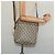 Borsa a spalla GUCCI GG Plus Supreme PVC Beige Oro Auth bs27646 D'oro - vista 21