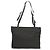 Borsa a spalla Salvatore Ferragamo in nylon nero argento autentica bs27182 - vista 3