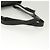 Borsa a spalla Salvatore Ferragamo in nylon nero argento autentica bs27182 - vista 7