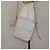 Borsa a spalla in pelle bianca Auth am8778 di BURBERRY Bianco - vista 20