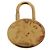 Hermès HERMES Charm Cadena metallo Oro Auth bs27700 D'oro - vista 3