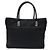 Borsa Tote GUCCI in nylon pelle nera argento 002 123 0457 Auth bs27557 Nero - vista 2