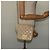 CHANEL Borsa a Spalla Matelassé con Catena in Pelle di Agnello Beige Oro CC Auth BA3639 D'oro - vista 24