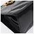 Borsa a Spalla Gancini Chain di Salvatore Ferragamo Smalto Nero Oro Auth 128633 - vista 11