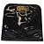 Borsa a Spalla Gancini Chain di Salvatore Ferragamo Smalto Nero Oro Auth 128633 - vista 2