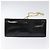 Borsa a Spalla Gancini Chain di Salvatore Ferragamo Smalto Nero Oro Auth 128633 - vista 9