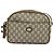 Borsa a spalla GUCCI GG Plus Supreme PVC Beige Oro Auth th6208 D'oro - vista 2