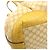 Céline Celine Macadam Canvas Leder Schultertasche Gelb - Ansicht 4