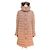 Chaqueta de Plumas Moncler Rosa Beige de Nylon