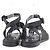 Sandali Gladiatore Givenchy in gomma neri 37 Nero - vista 4