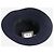Maison Michel Fedora Virgine in feltro blu navy - vista 4