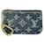 Louis Vuitton Monogram Denim Coin Case Blue  ref.2353741