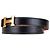 Cintura reversibile Constance H in Epsom e Swift nera di Hermès Nero - vista 2