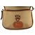 VINTAGE LANCEL HANDTASCHE AUS BRAUNEM CANVAS MESSENGER BAG - Ansicht 11
