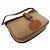 VINTAGE LANCEL HANDTASCHE AUS BRAUNEM CANVAS MESSENGER BAG - Ansicht 5