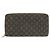 Cartera Zippy Mini Lin Monograma Louis Vuitton Castaño