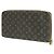 Cartera Zippy Mini Lin Monograma Louis Vuitton Castaño - vista 2