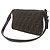 Vintage Fendi Canvas-Leder Schultertasche - Ansicht 2