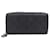 Louis Vuitton Mahina Zippy Wallet M61867 Black Leather Cloth  ref.2354100
