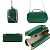 Borsa a spalla in pelle goffrata Chloé Green Verde - vista 2
