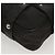 Borsa a spalla Gancini in tela nera e argento autentica Salvatore Ferragamo 127847 - vista 13
