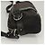 Borsa a spalla Gancini in tela nera e argento autentica Salvatore Ferragamo 127847 - vista 5