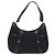 Borsa a spalla Salvatore Ferragamo in tela nera e argento autentica BA3712 Nero - vista 2