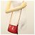 LOUIS VUITTON Vernis Pochette Accessori Pomme D'amour M91577 LV Auth ep9386 Rosso - vista 22