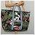 VALENTINO Borsa Tote Camouflage in Nylon Verde Auth bs27104 - vista 21