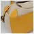 Bolso de mano Gancini de lona amarilla y plata de Salvatore Ferragamo Auth 128676 Amarillo - vista 11
